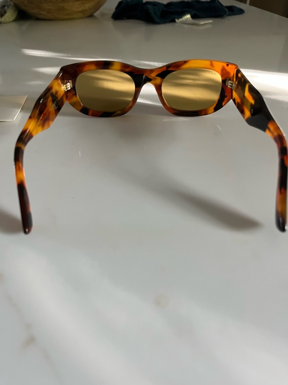 Gucci Women’s Tortoiseshell Sunglasses - Brown Lenses. GG1215S Havana Brown OS - Picture 5 of 6